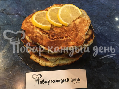 Американские панкейки с маком
